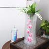 Easy To Store PVC Folding Vase Foldable Simple Flower Vase Durable Cartoon Flower Vase  Home Decor
