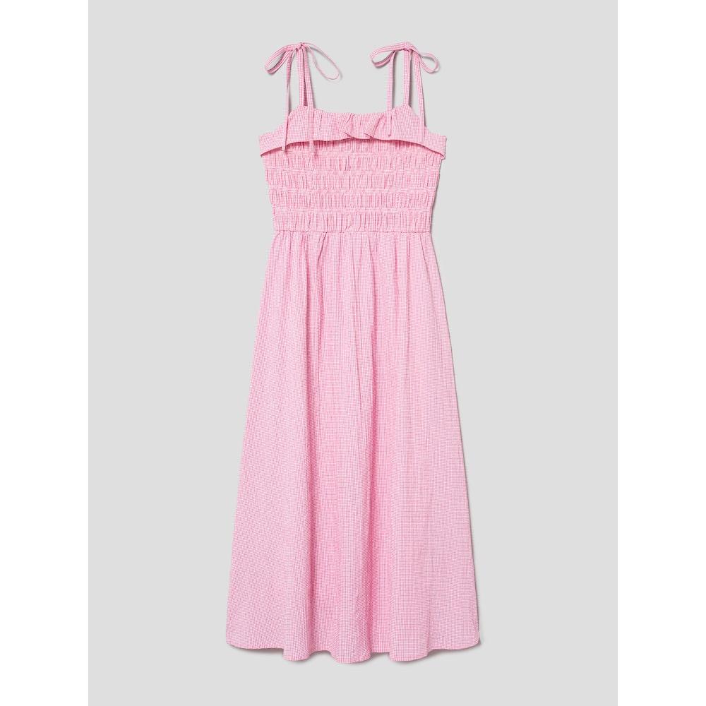 8SECONDS Check Smocking Sleeveless Dress Pink (324771Lyfx)
