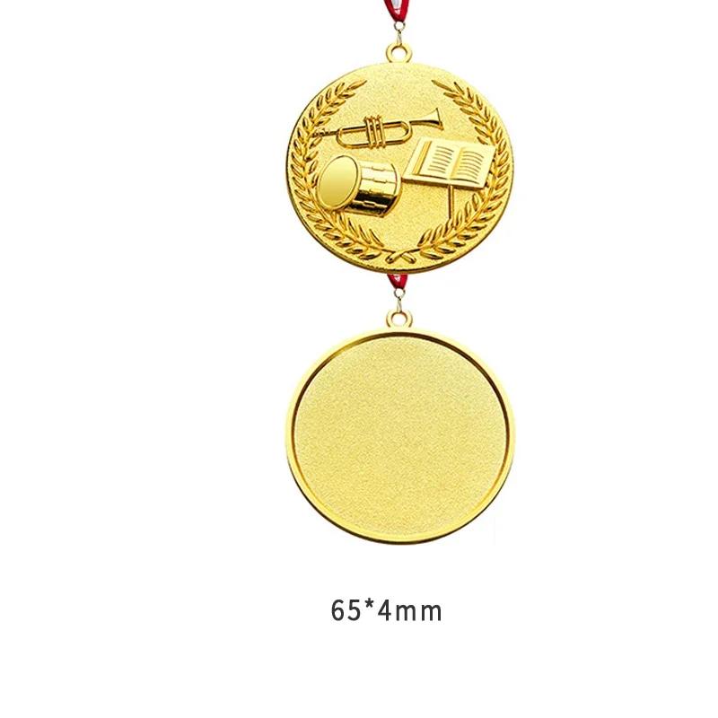 

Customized Painted Relief Piano Symphonic Guitar Music Medal Creative Gold, Silver, Bronze Honor, Competition Souvenir, Students 3Pcs