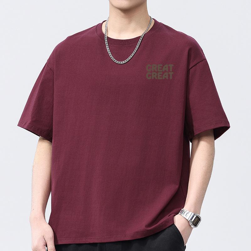 

Новая летняя мужская футболка с круглым вырезом и коротким рукавом, тонкая, повседневная, молодежная, с рукавом до локтя S