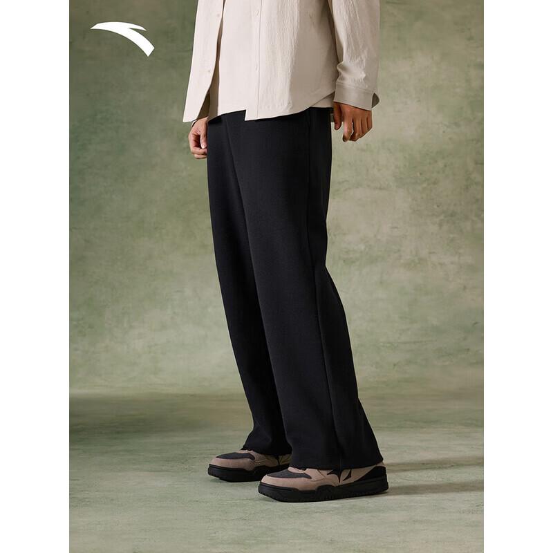 ANTA Men s Tencel Modal Fleece Lined Knit Pants L
