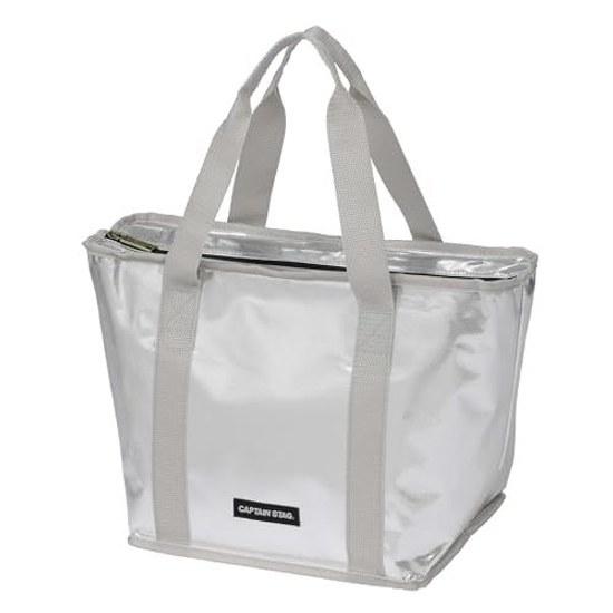 Captain Stag cooler bag tote capacity 4L/10L silver Delice