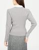 Jill by Jill Stuart ECO CHEYY Rib Knit Sweater, Women's, Greige, FR