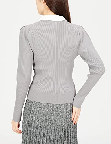 Jill by Jill Stuart ECO CHEYY Rib Knit Sweater, Women's, Greige, FR