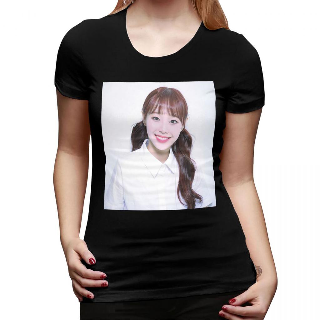 Chuu Loona TShirt for Women Round Neck Streetwear T Shirts Womens Tees Short Summer Clothes Tops