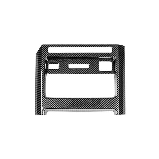 Pour Kia PV5 2025-2026 Conduite à gauche ABS 1 pièce Cache-port de charge rangée avant Garniture 2 pièces Cache-console centrale rangée avant Garniture Accessoires de voiture