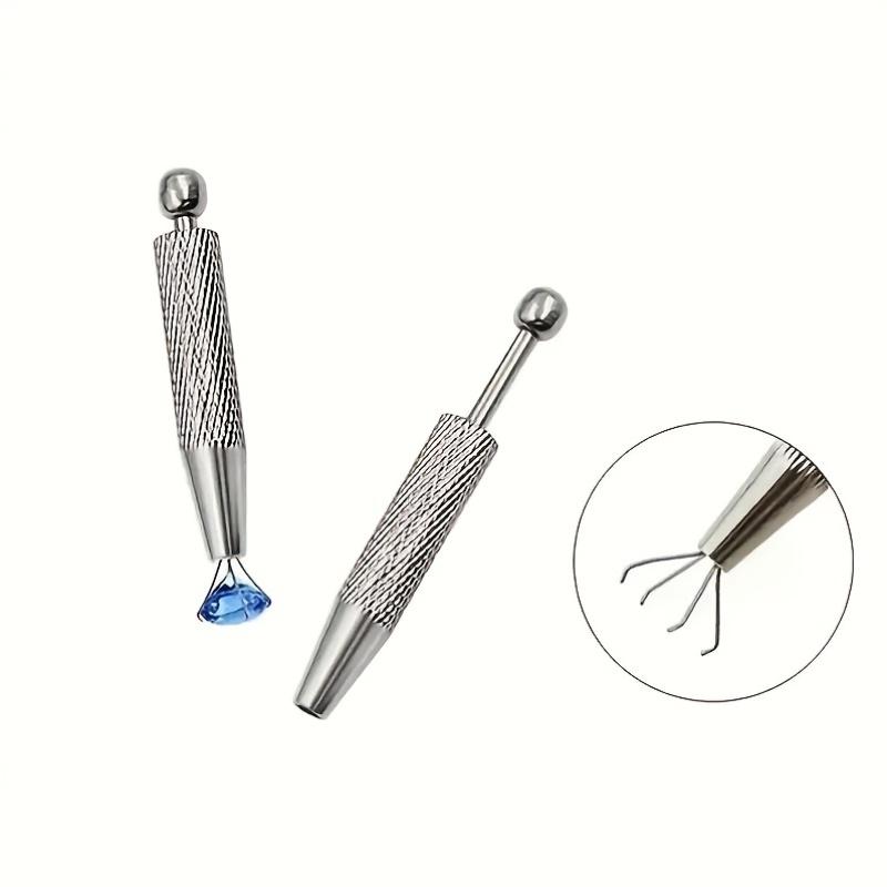 A Precision 4-Claw Jewelry Tweezers Suitable for Gemstones, Diamonds, Beads, And Small Parts