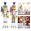 Pieces Christmas Wooden Nutcracker Decorations Soldier for Birthday