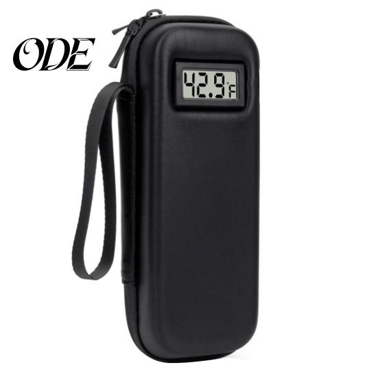Reusable Ice Pack Insulin Cooler Refrigerator with Digital Temperature Display, Portable 2 Long-Lasting Packs for Travel Case With Monitor 8-12 Hours