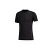 adidas T Shirts Men's Black Crew Neck Moderate Straight Fit FJ6146