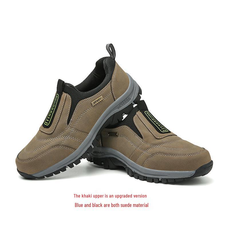 Men's Waterproof, Non-Slip Outdoor Sports & Safety Shoes with Wear-Resistant Thick Soles