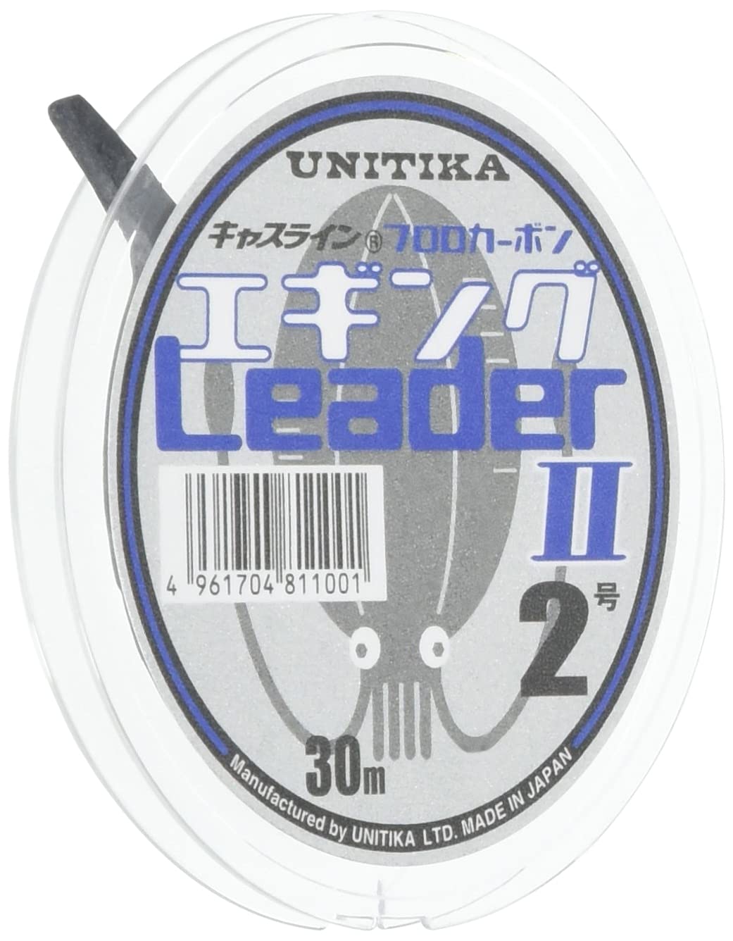 UNITIKA Fluorocarbon Leader Castline Eging Leader 2 Fluorocarbon 30m High-Density #2