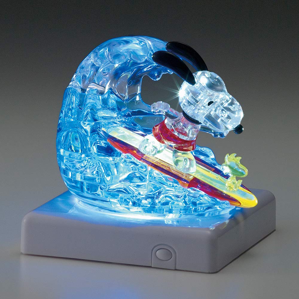 Beverly 40-Piece Crystal Puzzle Snoopy Surfing