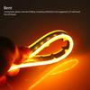 2Pcs 12V Led Guide Strip Headlight for Car Daytime Running Lights Turn Signal Bulb DRL Sequential Switchback 30cm/45cm/60cm