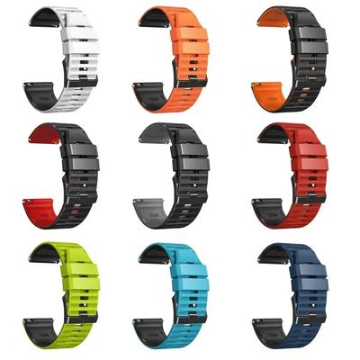 24mm Silikonové řemínky na zápěstí pro TicWatch Pro 5 Náhradní náramek pro TicWatch Pro5 Chytré hodinky Náramek Pásek Correa