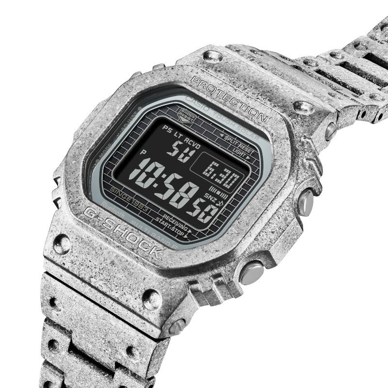 Casio G-SHOCK Men's Stainless Steel 200M Water Resistant Shock Resistant Quartz Watch GMW-B5000PS-1