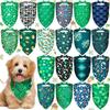 20 Pcs Pet Bandanas Triangle Scarfs for Dogs Christmas Thanksgiving Halloween Holiday Accessories for Cats And Dogs