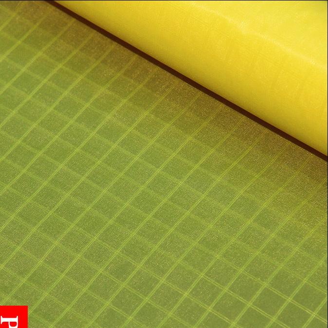 

30D Nylon 66 Grid Fabric Waterproof PU Coated Tear Resistant Material for Kite Parachute Bags Luggage 40gsm 100x150cm