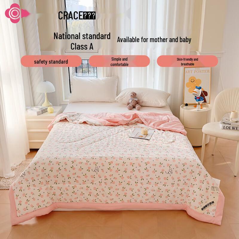 

Jieliya Floral Xinjiang Cotton Summer Quilt