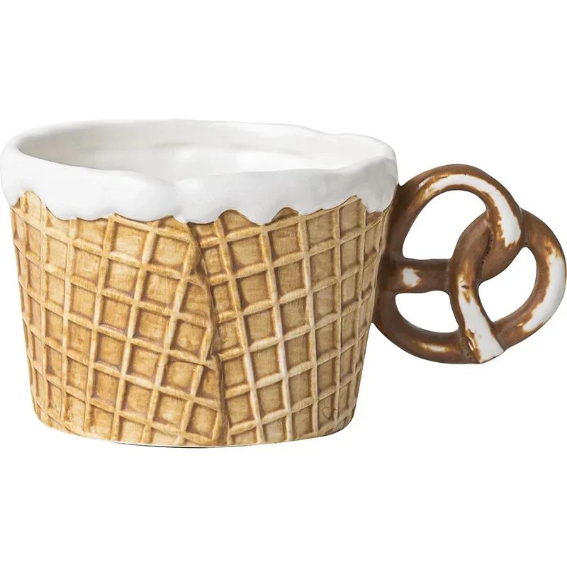 

Ins Cute Korean Ceramic Cup Coffee Cup Breakfast Cup Dinner Plate Dim Sum Plate Breakfast Plate Biscuit Series Tableware