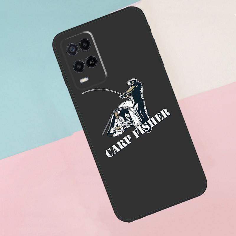 Fisch Angeln Karpfen Für Oppo A17 A77 A60 A74 A94 A54 A18 A38 A58 A78 A98 A40 A80 A16 A76 A96 A15 A57S Handyhülle