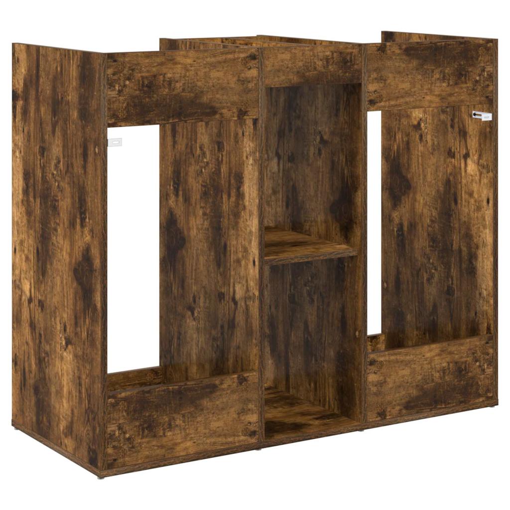 Golfschrank Massiv Räuchereiche 102 x 45 x 85,5 cm