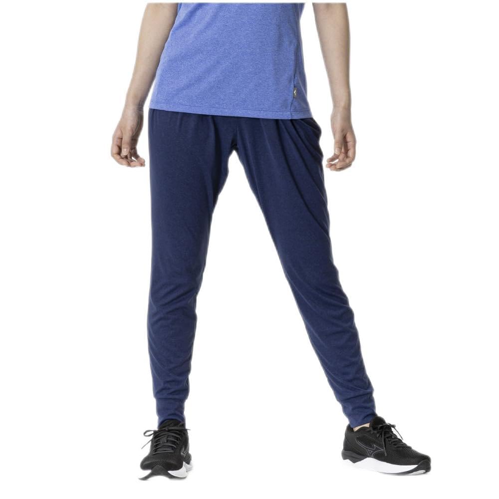 

Mizuno Evening Blue Heather Training Size UV UPF15 Women s Pants, L, 32MD2351, Moisture-Wicking, Quick-Drying, Protection,