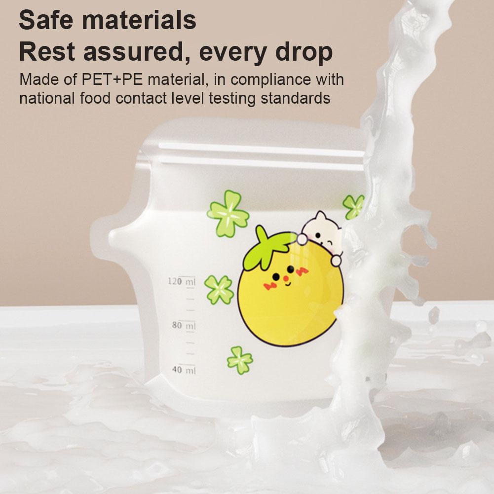 NEW High-end 30PCS 150ml Disposable Milk Storage BPA Orgniz Feeding Bags Food Mother Fre V4H6