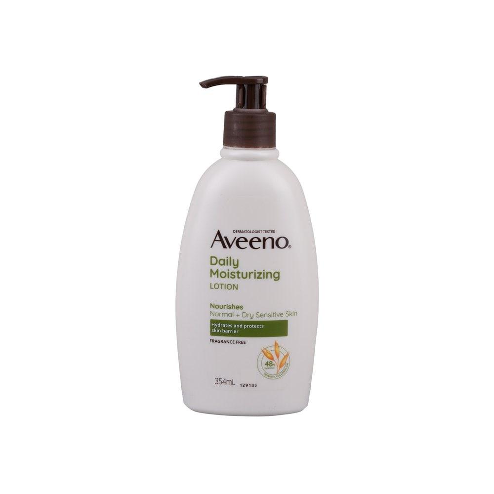 

Aveeno Ежедневный увлажняющий лосьон_354 мл [Высокоувлажняющий, для чувствительной кожи, освежающая текстура]