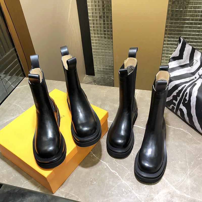 Dámské podzimní/zimní kozačky Mona ke kotníku s komínkovým svrškem Chelsea, velikosti plus 41-43.