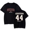 Off Campus Graham 44 Briar University Merch T-Shirts Cosplay Women Men Fashion Crewneck Short Sleeve Tee