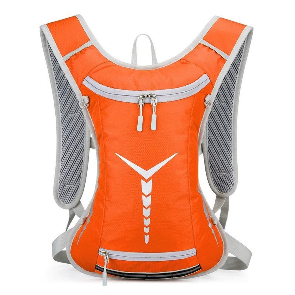 1PCSLightweight Waterproof Hydration Backpack for Running Hiking Cycling-Insulated Breathable Unisex Pack with Reflective Strips
