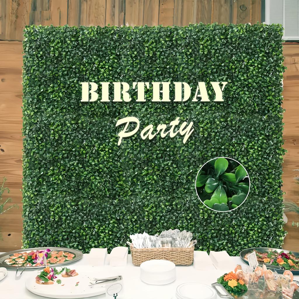 3 Pezzi Pianta Artificiale - Decorazione da Appendere per Esterno/Interno, Adatta per Giardino, Patio, Hotel, Ringraziamento, Parete Verde Finta Resistente, Decorazione per Cortile e Casa