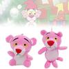 Niedlicher Pink Panther Plüschtier Schlüsselanhänger Entzückende Mini Stofftierpuppe für Mädchen