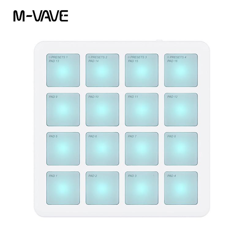 Portable RGB MIDI Drum Pad DJ Keyboard Controller