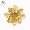 Fiore di Natale Vuoto Glitterato da 16 cm per Decorazione Fotografica