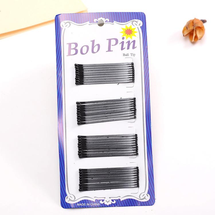 

Корейская синяя шпилька для челки с черной стальной проволокой