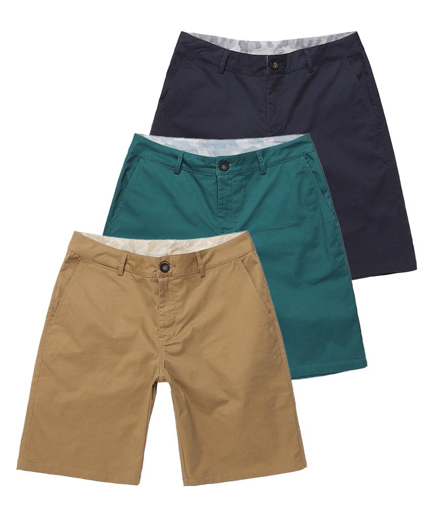 VANNWORKS Camo Color Block Stretch Half Pants (V15Pt005)