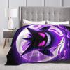 Gengar Cartoon  Blanket  Super Warm Street Trend Plush Throw Blanket For Home Decor Decorative Flannel Bedspread Bed Cover