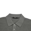 Fila Milano Series Comfortable Business Short Sleeve Knit Shirt Men Tops Dark-Gray F11M625407F-DY