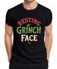 Resting Grinch Face Weihnachten Lustig Geschenk Retro Grinchmas Herren T-Shirt