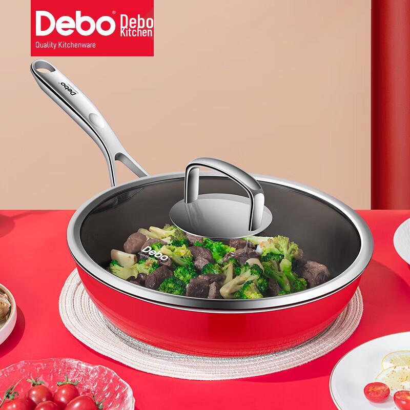Debo Himalayan Ceramic Steel Non-Stick Frying Pan