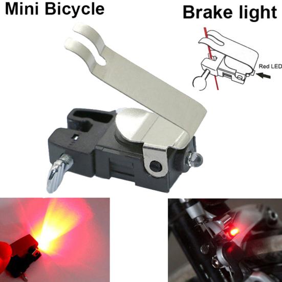 Cycling Bicycle Waterproof Lamp Portable Bike Brake LED Light High Brightness