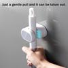 Mop Storage Rack Wall-mounted No Drilling Hook Anti-Slip Multifunctional Cleaning Tool Organizer Hanging Drain Mold-Free Home Use