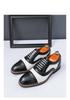 Men's Large Size Retro Brogue Leather Shoes - Autumn British Style