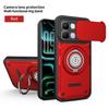 Protiskluzový pancéřový kryt pro Infinix Note Edge X6887 Posuvná ochrana objektivu fotoaparátu Otočný kroužek Stojan TPU rám Plastový kryt telefonu