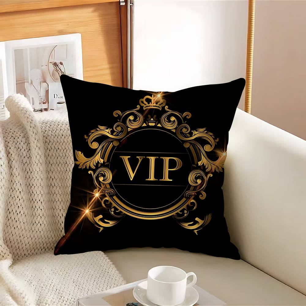 V-VIP Mitglieder Kissenbezug Abnehmbarer Waschbarer Kissenbezug – Ganzjährig Weiches Leinen