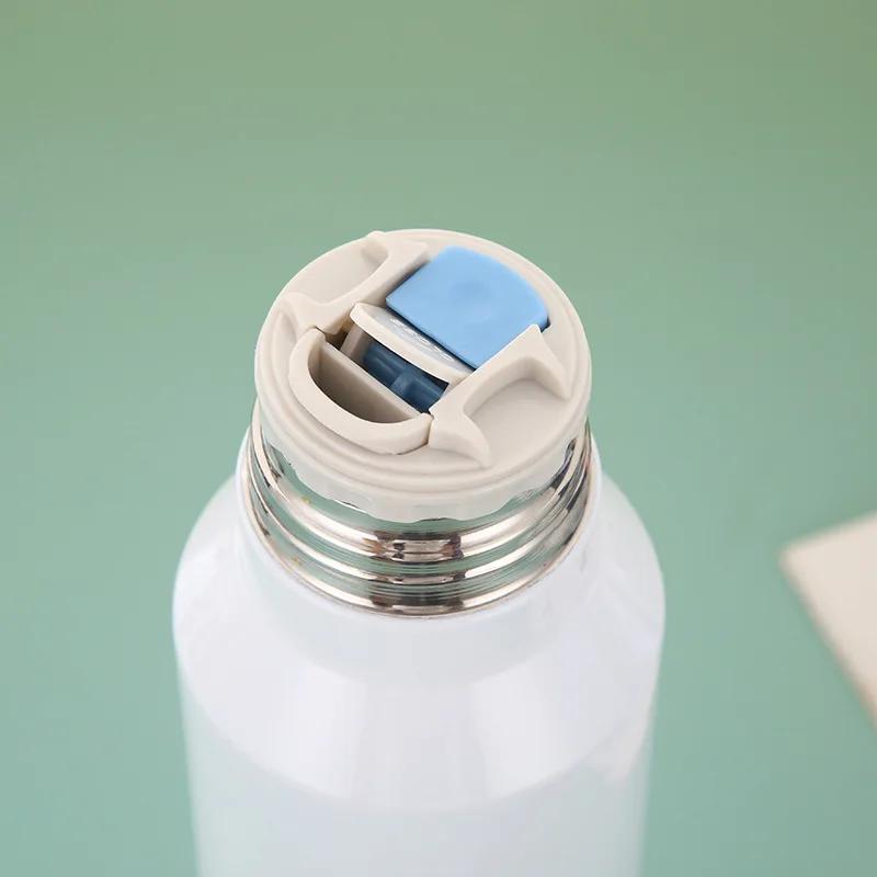 Sublimation Blank Bottle Double Wall Stainless Steel TumbleBullet Lid Water Bottle Thermos Vaccum Flask Car Mug Coffee Cups