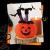 Soft Pumpkin Throw Pillow Funny Witches Boot Leg Pumpkin Doll Pumpkin Plush Toy  Home Decoration