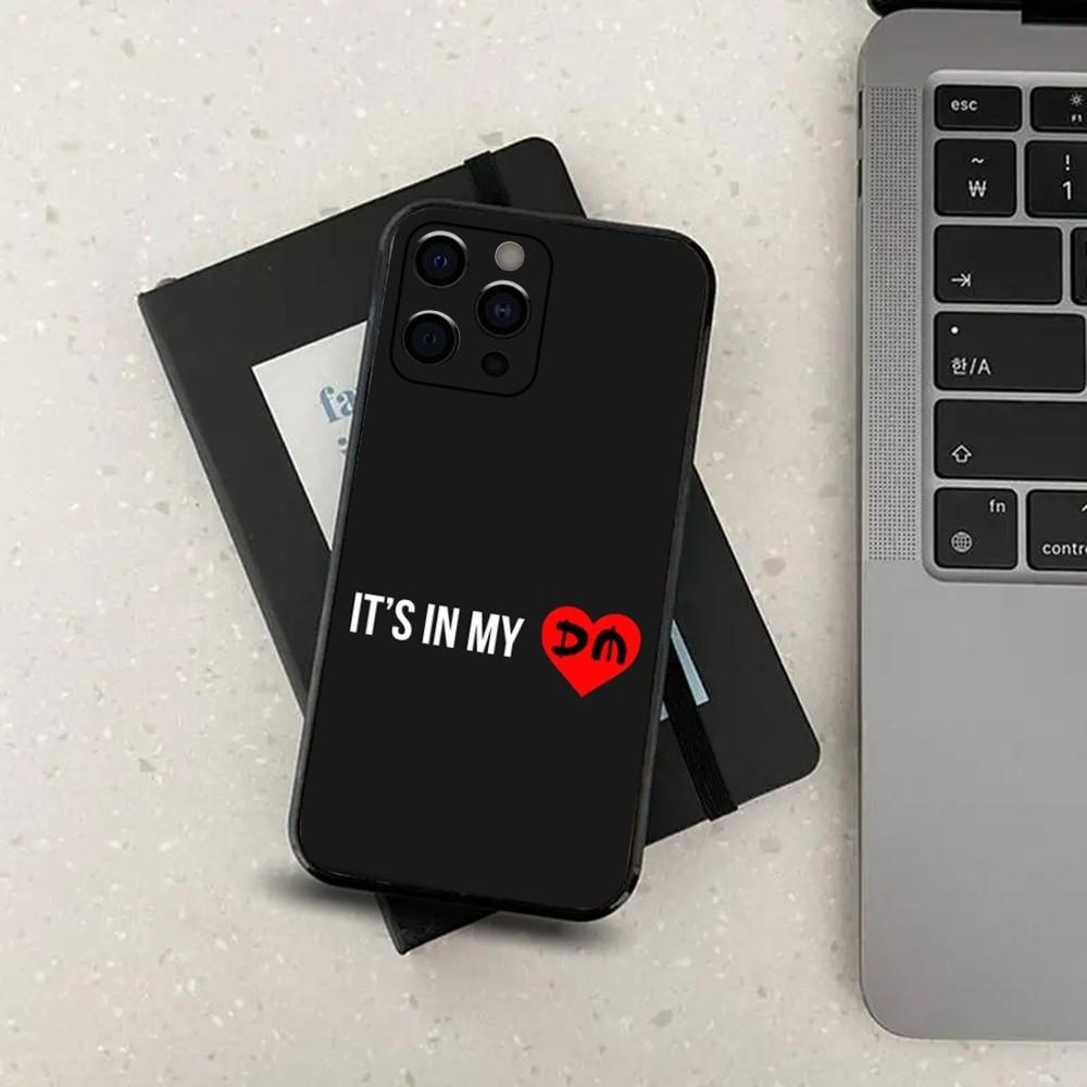 

D-Depeche Mode Rock Band Phone Case For Apple iPhone 15,14,13,12,11,Pro,X,XS,Max,XR,Plus,Mini Soft Black Cover iPhone15plus